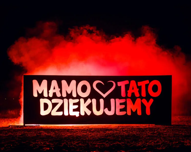Podziękowania dla rodziców